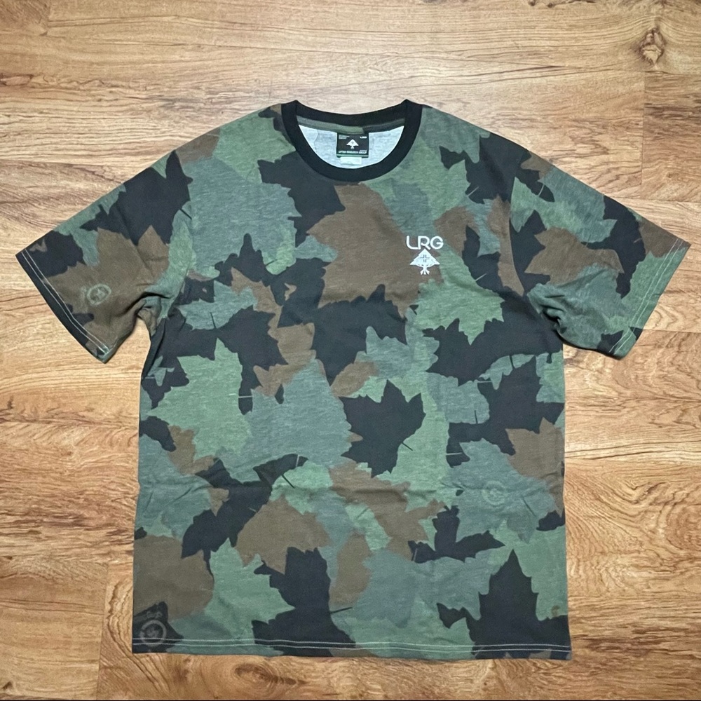 Lifted Research Group Olive Camo T-Shirt Men’s Size Medium LRG Clothing